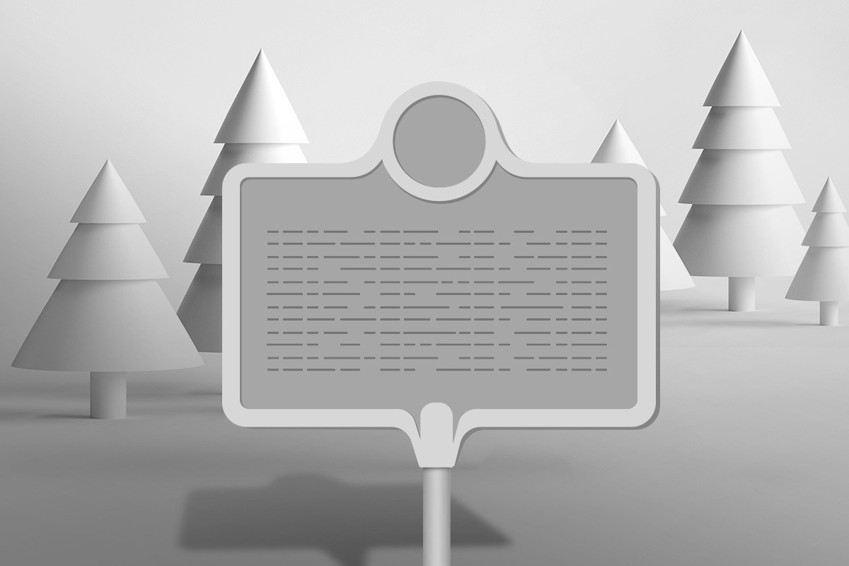 Illustration of a provincial plaque