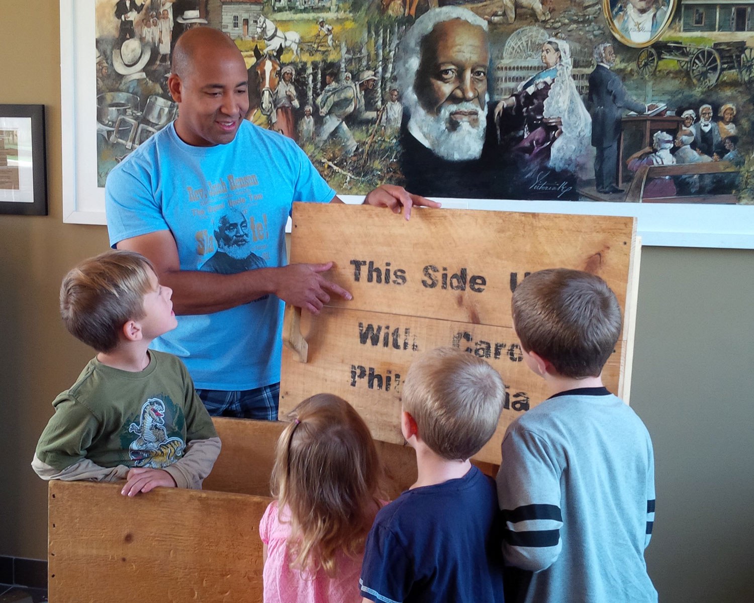 À l'intérieur du musée Josiah Henson de l'histoire des Afro-Canadiens