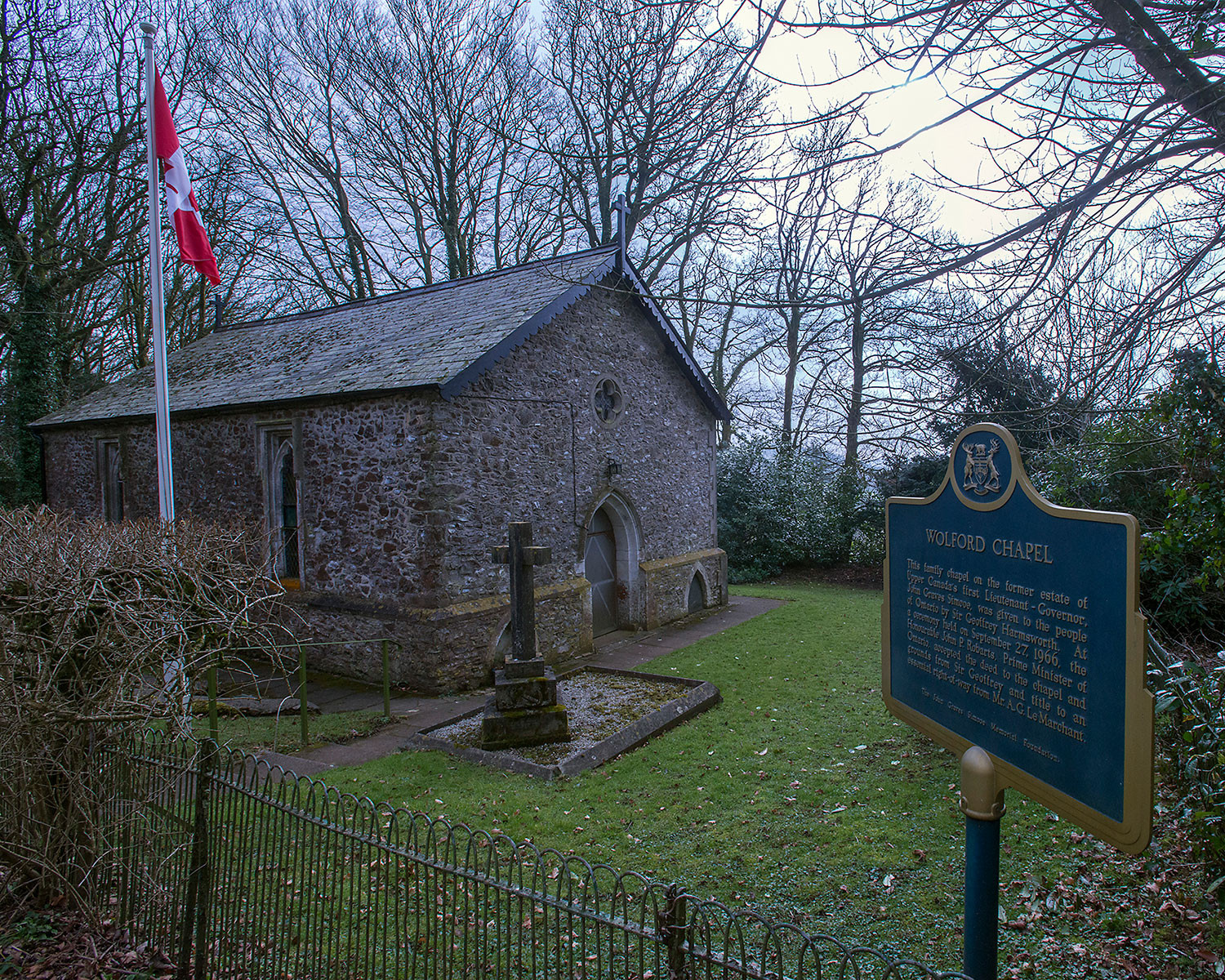 Wolford Chapel exterior, Honiton, Devon, England (Photo: Tessa J. Buchan)
