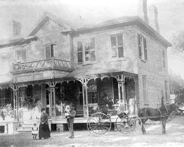 Extérieur de Benares, v. 1885