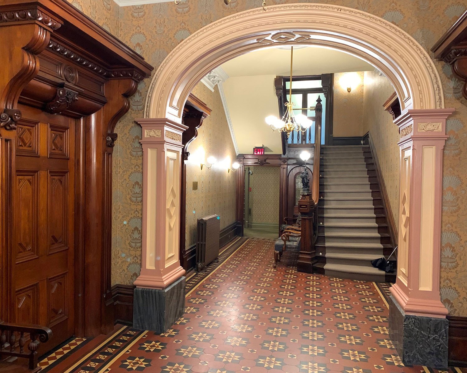 Inside George Brown House, Toronto