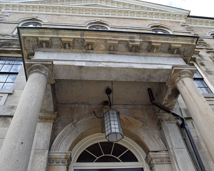 Entrance to the Niagara District Court House, Niagara-on-the-Lake