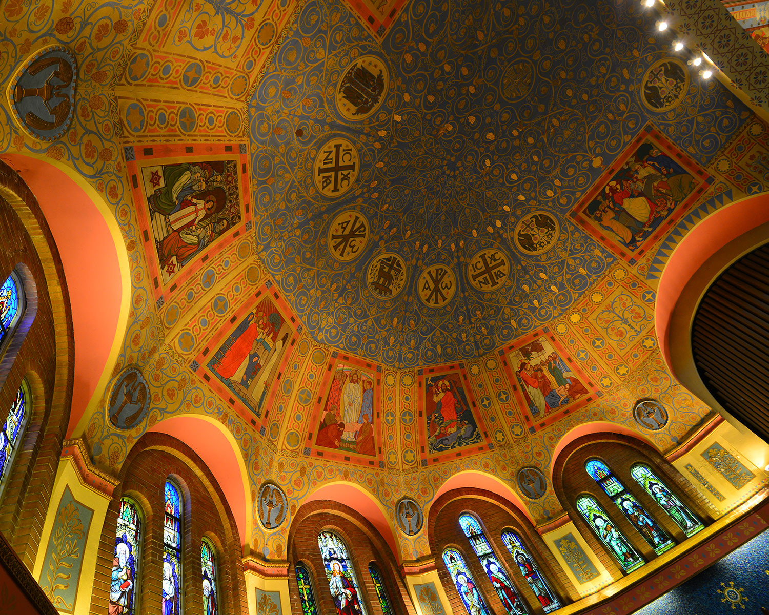 Ceiling of St. Anne's Anglican Church, Toronto (Photo: Alex Meoko)