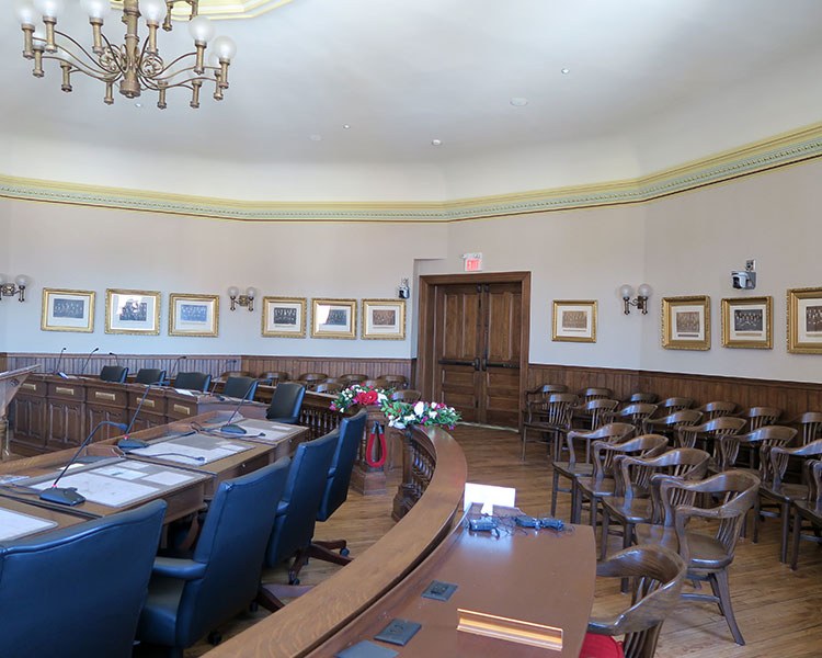 Chambre du Conseil, hôtel de ville de Stratford