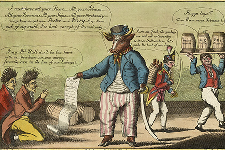 William Charles, Johnny Bull and the Alexandrians. 1814. Courtesy of the Library of Congress.