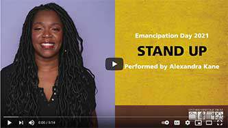 Emancipation Day 2021 video: Alexandra Kane