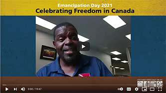 Emancipation Day 2021 video: Kramer Wimberley