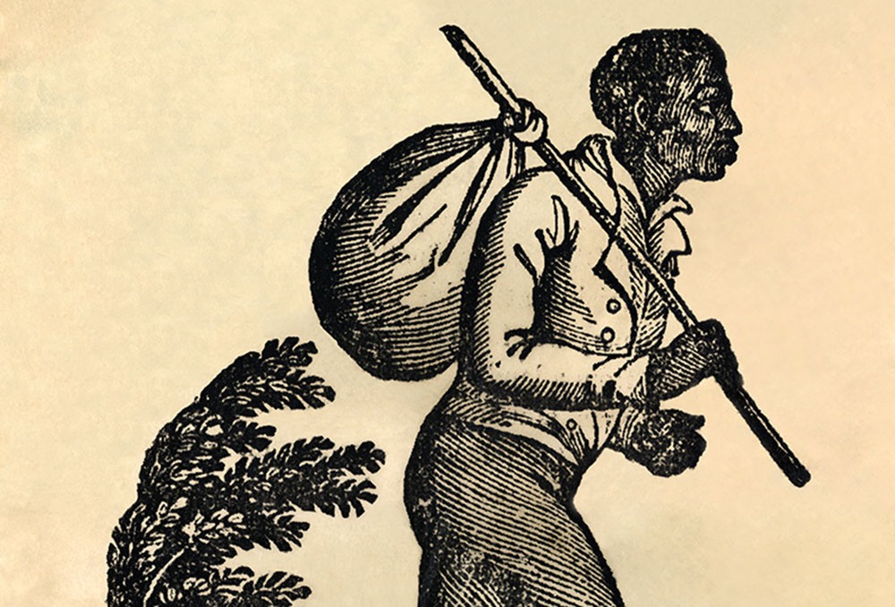 Often considered a symbol of the Underground Railroad, this image was actually used by slaveholders. It appeared in newspapers and on posters advertising rewards for the capture of human “property.”