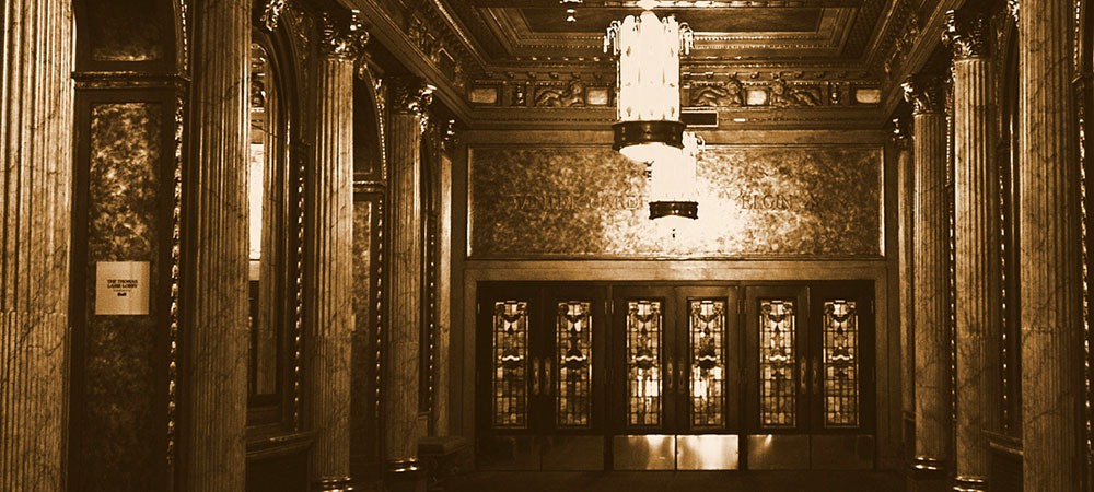 Hall du Centre des salles de théâtre Elgin et Winter Garden