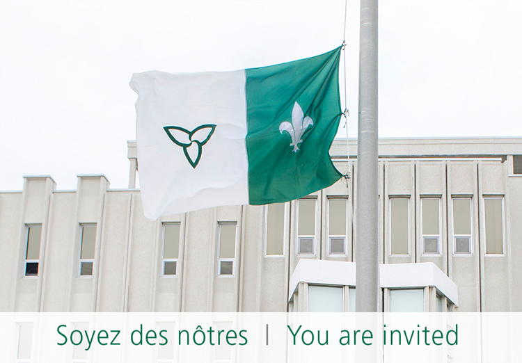 The Franco-Ontarian Flag, Image courtesy of the Universisty of Sudbury