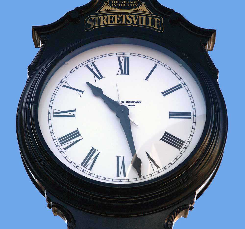 Streetsville Village clock