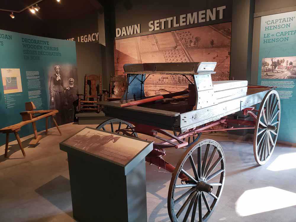 Salle du chemin de fer clandestin vers la liberté