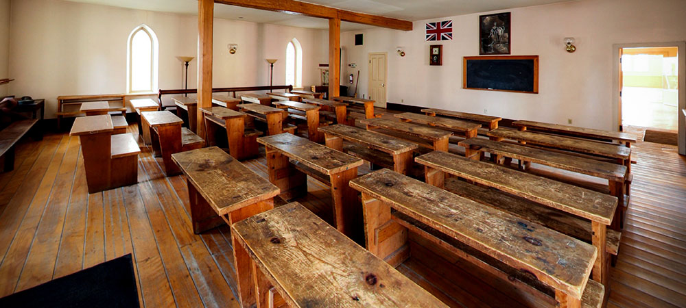 Enoch Turner Schoolhouse interior. Photo: Bofei Cao