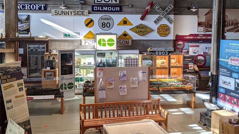 Inside the Toronto Railway Museum